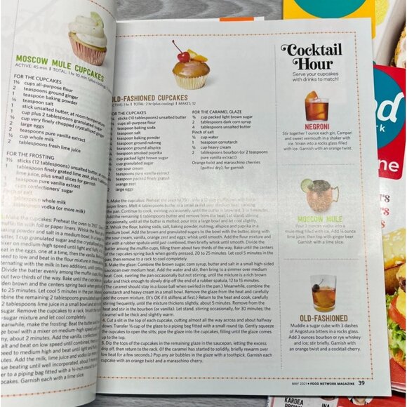 Food Network Magazine Lot 6 Issues 2021 Recipes Features Pasta Burgers Cakes - Picture 14 of 16